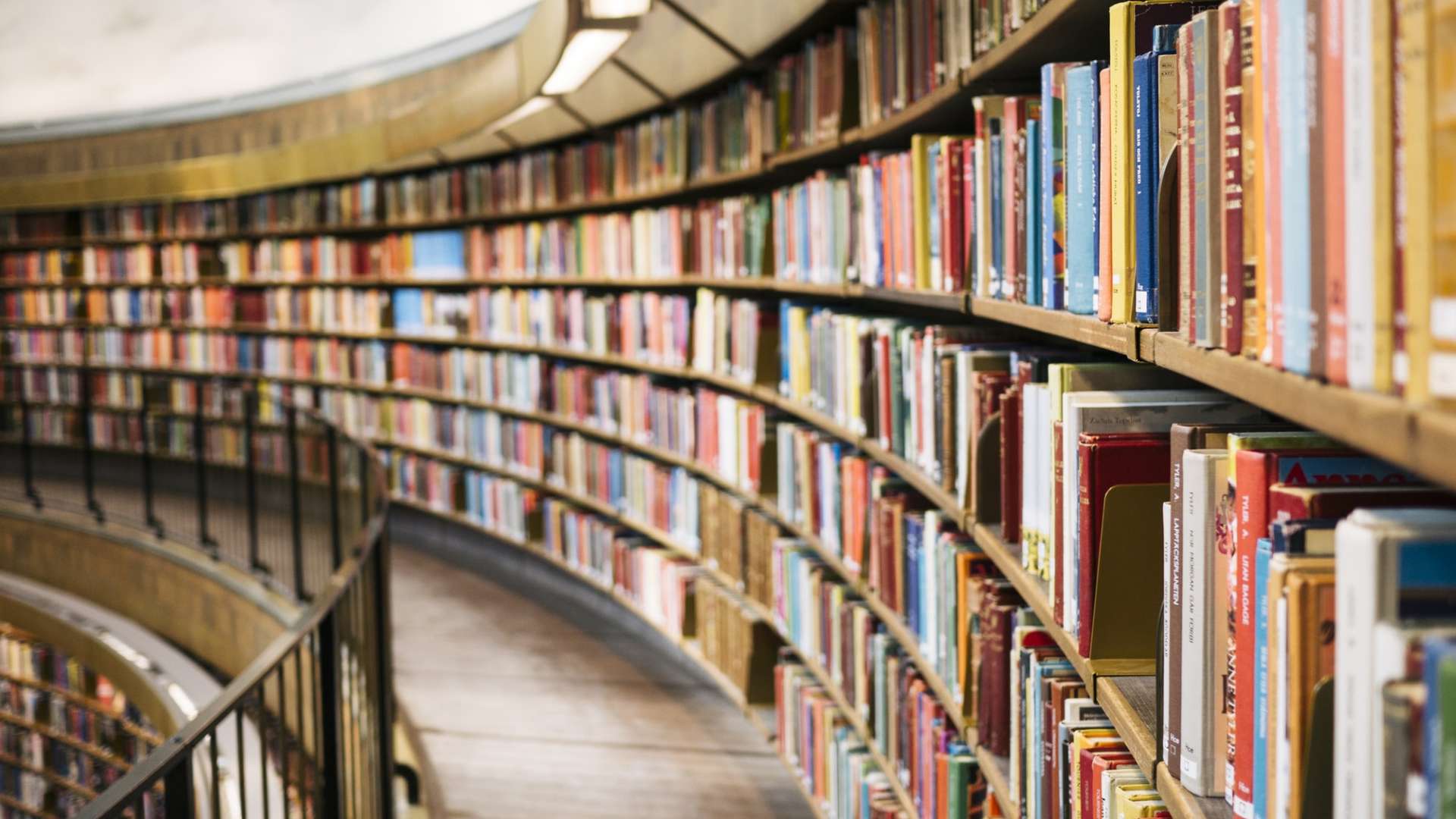 library book shelves